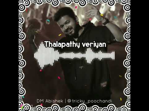 Thalapathy Veriyan! | Fan Song | Thalapathy | Whatsapp status | Takkara Fan