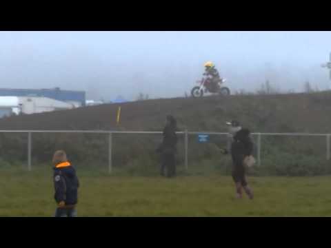 Sam de Vries wedstrijd 50 cc Lelystad 2015