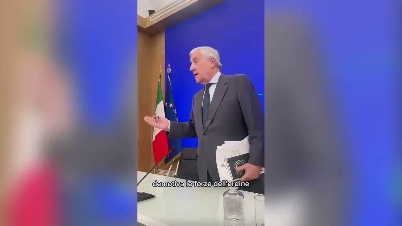 TAJANI SUL CASO SIHER: «SCELTA GRAVE DEL GIUDICE CHE DEMOTIVA LE NOSTRE FORZE DELL'ORDINE»