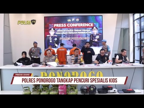POLRES PONOROGO UNGKAP KASUS TINDAK PIDANA CURAT