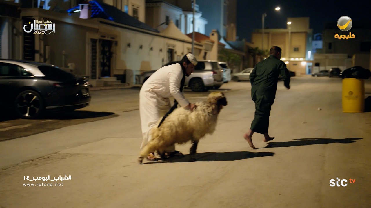 عامر في مطاردة الخرفان - شباب البومب 14