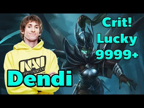 Dendi Phantom Assassin Lucky 9999+ CRIT CRIT CRIT!