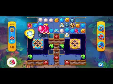 Fishdom Gameplay Level 9890 - No Booster