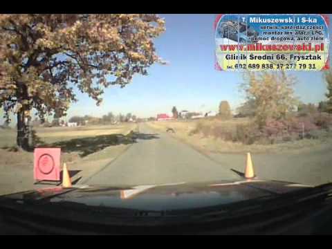 KJS Niwiska 21.10.2012 - II petla - Marcin Opora / Rafał Czajka - VW Golf - Mielec