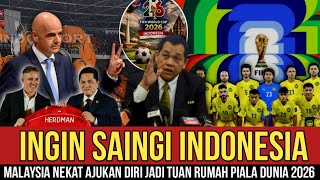 Download lagu TAK PUNYA MALU‼️INGIN SAINGI INDONESIA MALAYSIA NEKAT AJUKAN DIRI JADI TUAN PIALA DUNIA KE FIFA  mp3