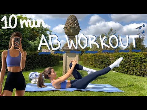 10MIN everyday pilates ab workout // flat stomach& slim waist // no equipment