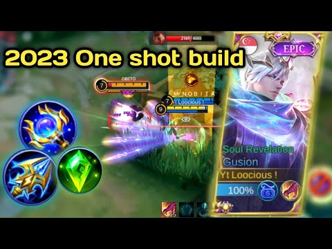 Top 1 Global Gusion New One Hit Build 2023 || Gusion Gameplay -Mlbb