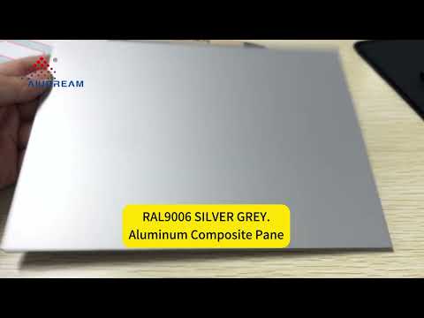 RAL 9006 Silver Grey Aluminum Composite Panel Sample Video