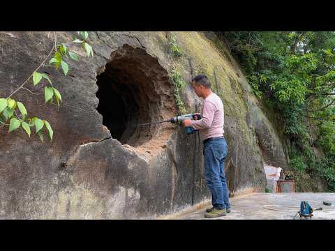 How This Man Dug a 2-Story Home Inside a Mountain for 7 Years
