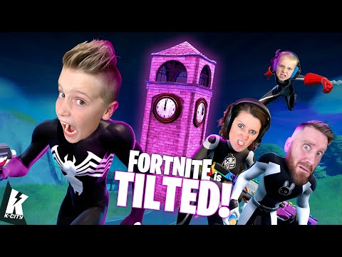 Fortnite is TILTED! (BLACK Spider-Man Hunts for KLOMBOS) K-CITY GAMING