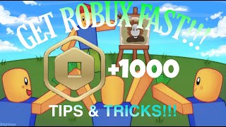 TIPS & TRICKS to earn more robux in Starving Artist Roblox