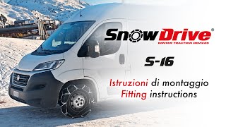 Sněhové řetězy SUV, 4x4 Snow Drive S-16, 15- 19"