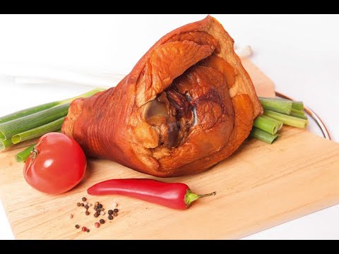 Рулька копченая на кости от Луча ( Smoked knuckle on the bone )