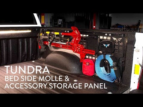 Tundra Bed Side Molle and Accessory Storage Panel