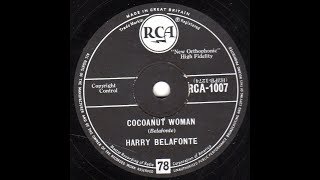 Harry Belafonte &#39;Cocoanut Woman&#39; 1957 78 rpm