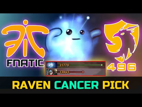 RAVEN 200 IQ IO CARRY PICK - 496 GAMING VS FNATIC DPC SEA UPPER DIVISION