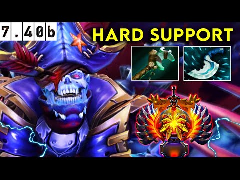 Lich Immortal Hard Support - Dota 2 Patch 7.40b Pro Pub Gameplay