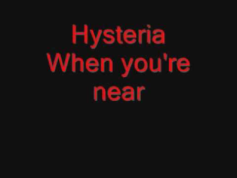 Def Leppard - Hysteria (lyrics)