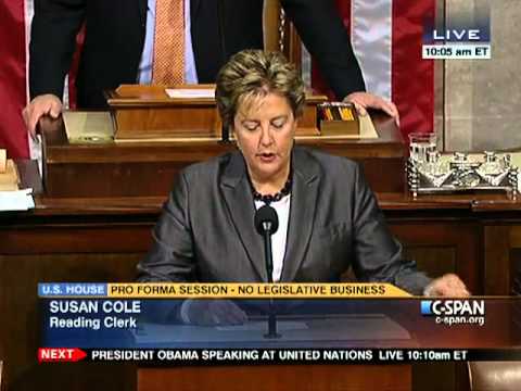 House Session 2012-09-25 (10:00:51-10:10:16)