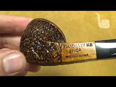 Pipa Fiamma di Re - Epica - Sabbiata - Bent Rhodesian - FR143