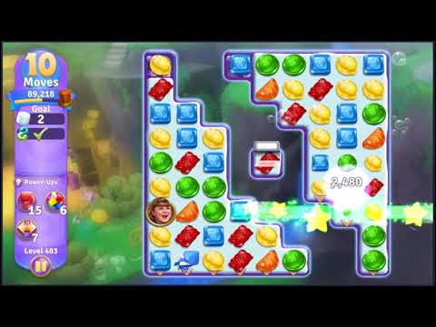Wonka's World of Candy Level 483 - NO BOOSTERS + FULL STORY 🍫 | SKILLGAMING ✔️