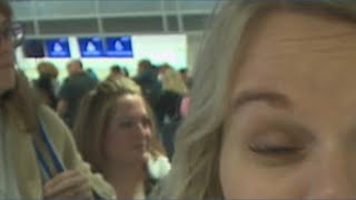 Travelers react to wait times at MSP Airport
