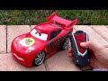 Disney Cars Toons Tokyo Mater Powerslide Action Dragon Lightning McQueen RC Car Review