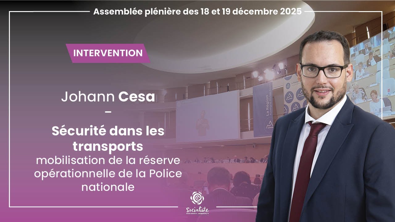 Sécurité dans les transports - mobilisation de la réserve opérationnelle de la PN - J. Cesa
