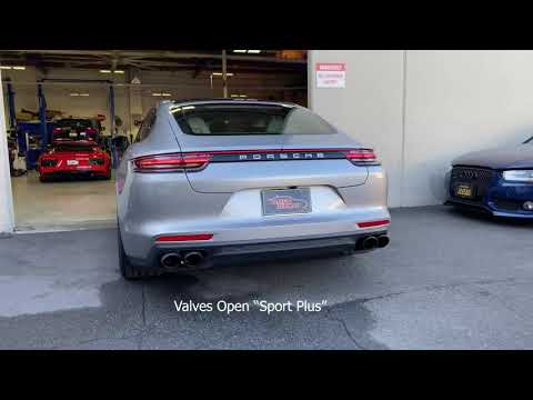 2020 Porsche Panamera Turbo Akrapovic Exhaust Revs and Acceleration