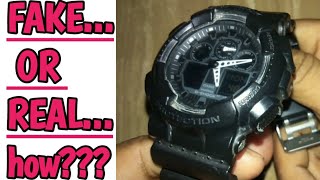 how to check g shock original or fake