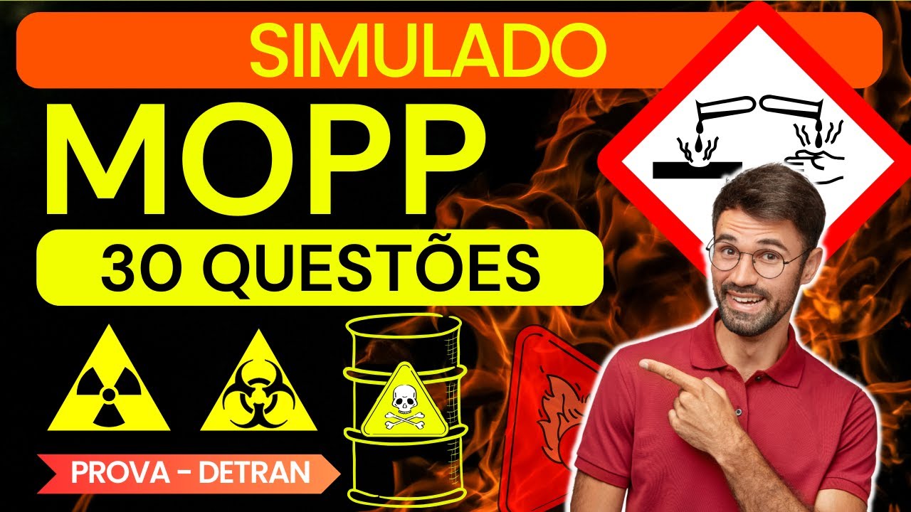 SIMULADO de MOPP, PROVA DO DETRAN #1