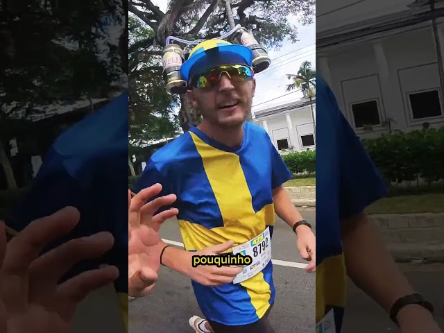 Este sueco fala bem o português? #maniadecorrida #maratonadesaopaulo #olympikusnamaratonadesp