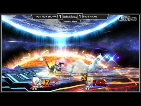 True Combo Thursdays #5: PG Rich Brown (Mewtwo) v FAD | Nicko (Shulk)