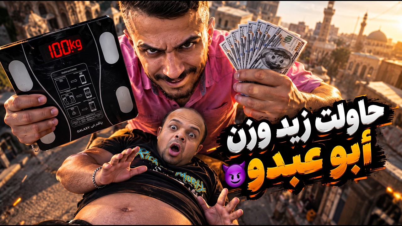 تحديت الزير أبو عبدو يزيد وزنو مقابل 500$..النهاية صادمة حرفياً😳