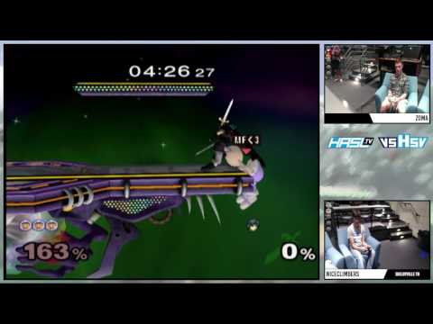 vsHsv s1e7 – Zoma (Marth/Sheik/Fox) vs Nice Climbers (IC's/Puff) – Losers Finals – Melee
