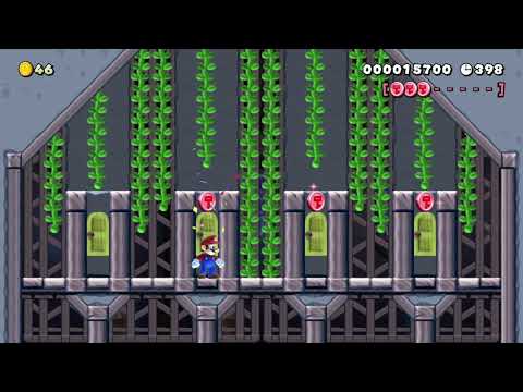 ピンクのまんまる/Pink Coin Mansion by Sazanami 🍄 Super Mario Maker 2 #ahh 😶 No Commentary