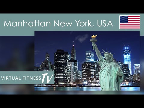 Virtual Cycling  - New York Bike Lanes - 20 Min Indoor Cycling Workout