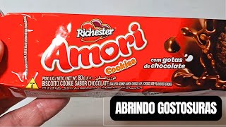 ? ABRINDO COOKIE AMORI DA RICHESTER COM GOTAS DE CHOCOLATE - DE ARRUDA ABRINDO GOSTOSUTAS
