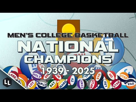 All NCAA Men's Basketball National Champions (1939-2025)