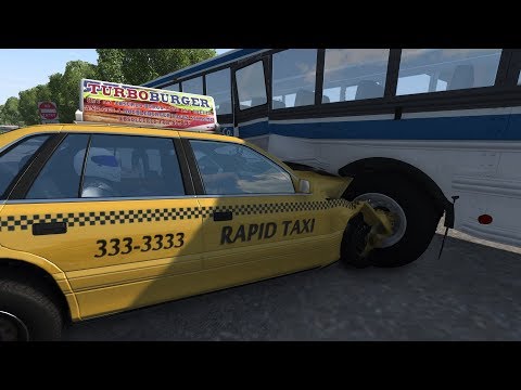 Should've Taken an Uber! (Taxi Crashes) | BeamNG.drive