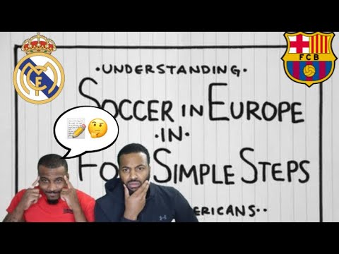MY BROTHER FIRST TIME REACTING TO..Understanding European Soccer in Four Simple Steps(FOR AMERICANS)