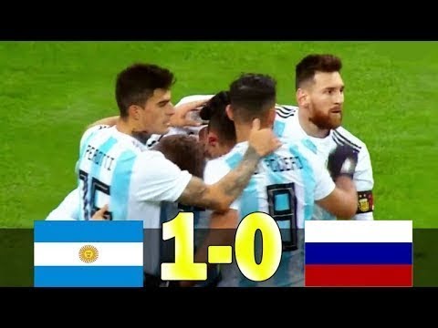 Argentina vs Russia  1-0  Highlights HD   World Cup Friendly  2018