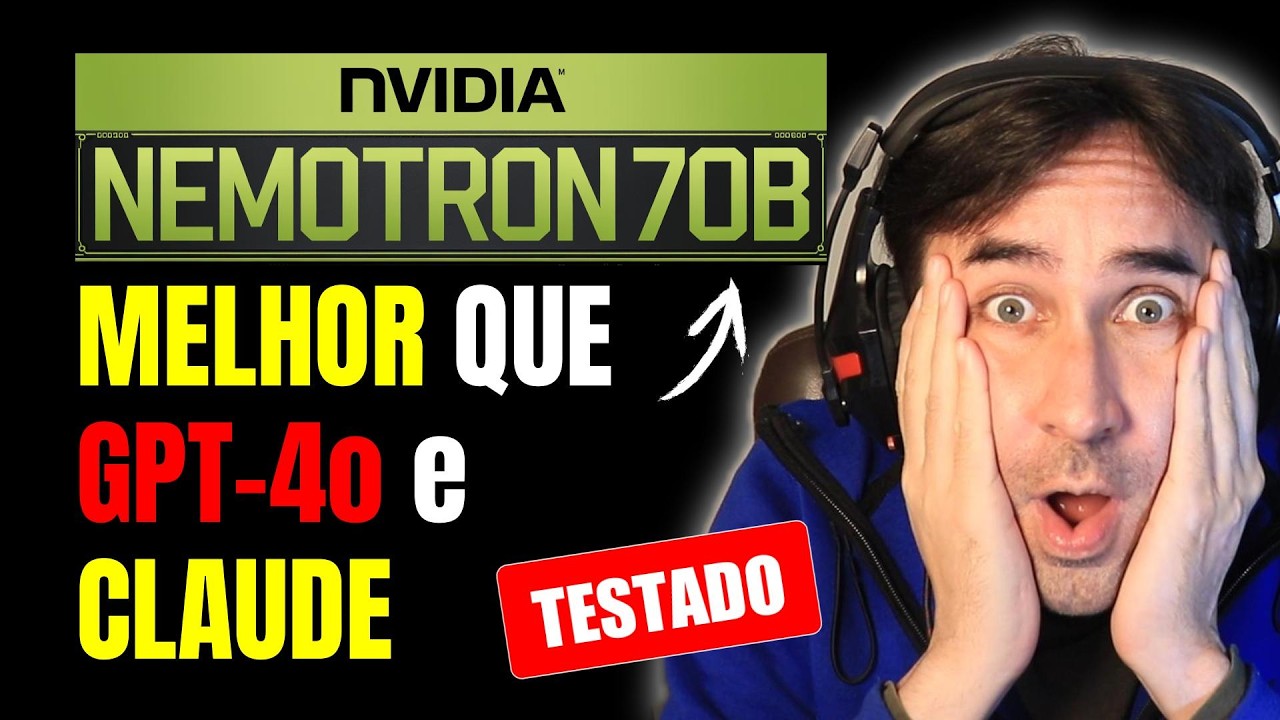 Testando a Inteligência do NemoTron da NVIDIA | O Fine Tuning Mais Inteligente Da História