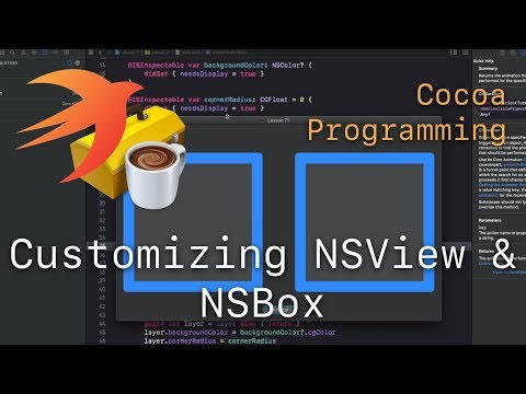Cocoa Programming L71 -  Customizing NSView & NSBox