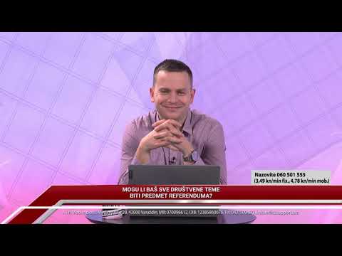 TV REPLIKA 06.12.2021. - MOGU LI BAŠ SVE DRUŠTVENE TEME BITI PREDMET REFERENDUMA?