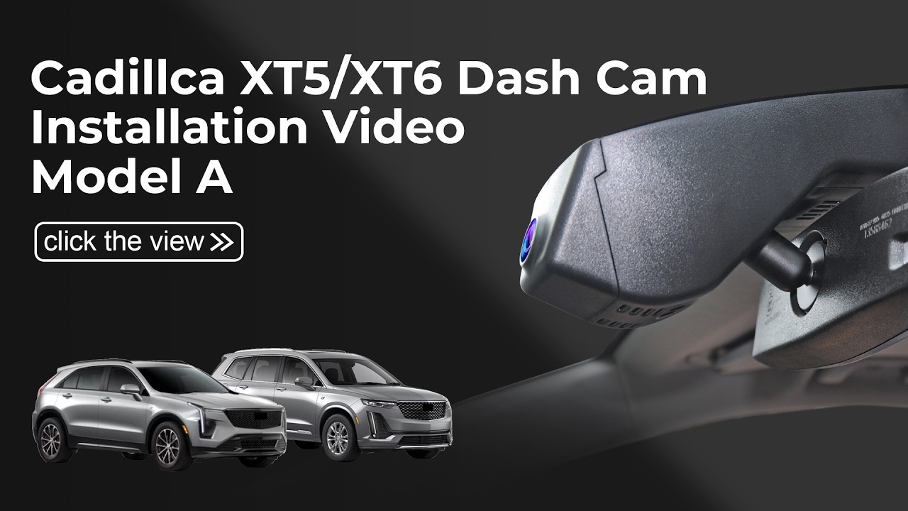 Cadillac XT5 (2017-2026) & XT6 (2020-2026) Mangoal OEM Dash Cam Installation | Model A (014D)