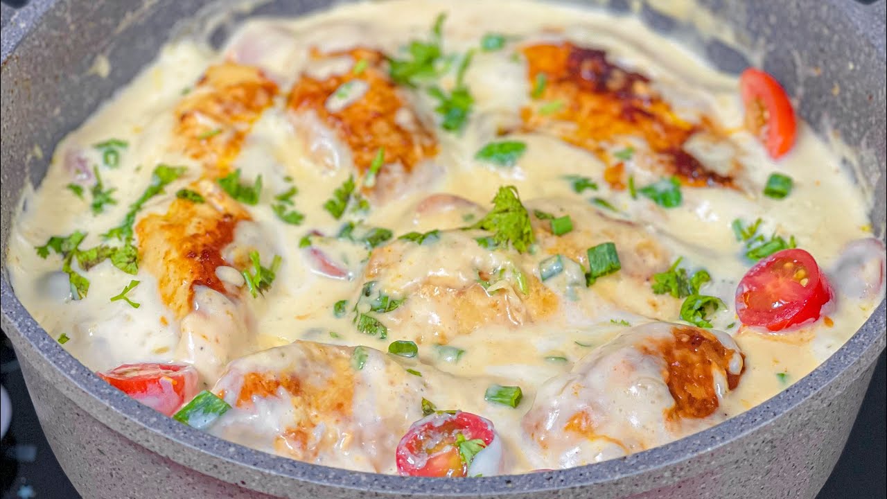 FRANGO CREMOSO EM 20 MINUTOS | SEM FORNO E EM APENAS 1 PANELA | Gabriel Freitas