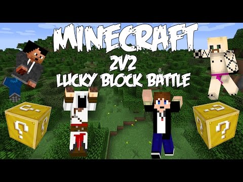 HUIJAREIDEN LIIGA - Pelataan 2v2 Lucky Block Battle Minecraft