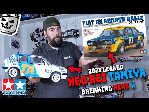 Tamiya NEWs 58723  Fiat 131 Abarth Rally Olio Fiat 1zu10 RC kommt Der Hammer auf MF-01X Breaking