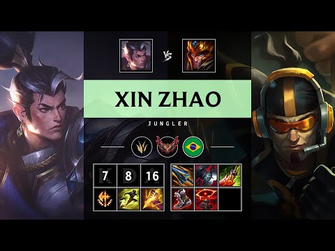 Xin Zhao Jungle vs Jarvan IV - BR Grandmaster Patch 25.19